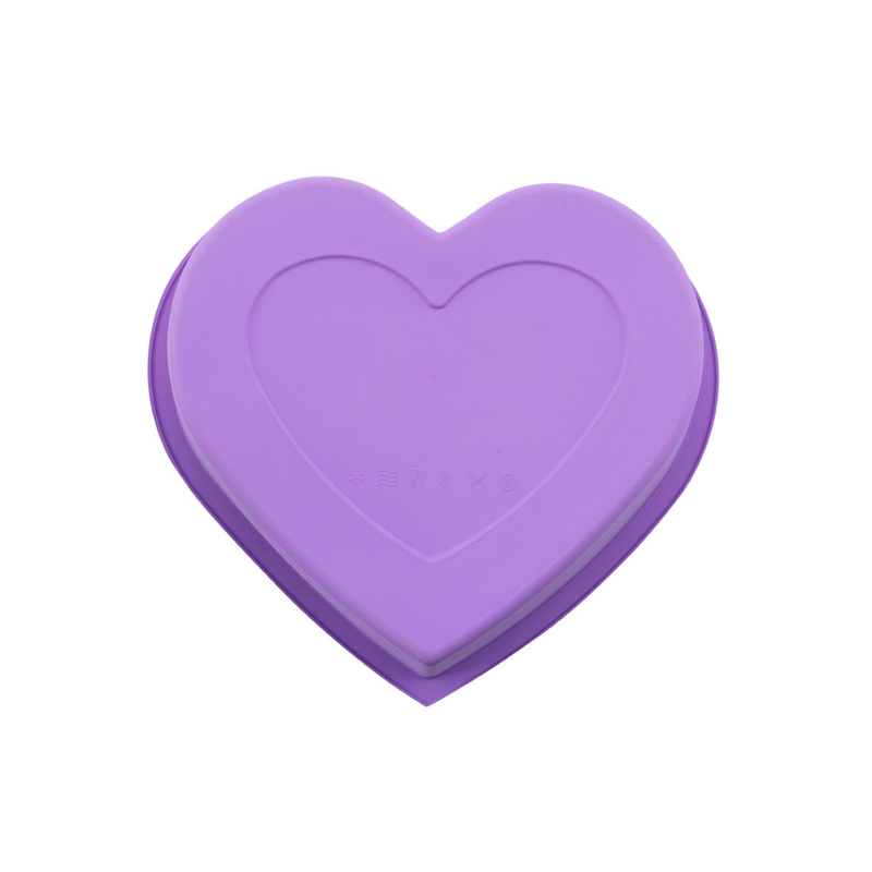 Silicolife Heart Shape Silicone Cake  Mold – Assorted Color- Al Makaan Store