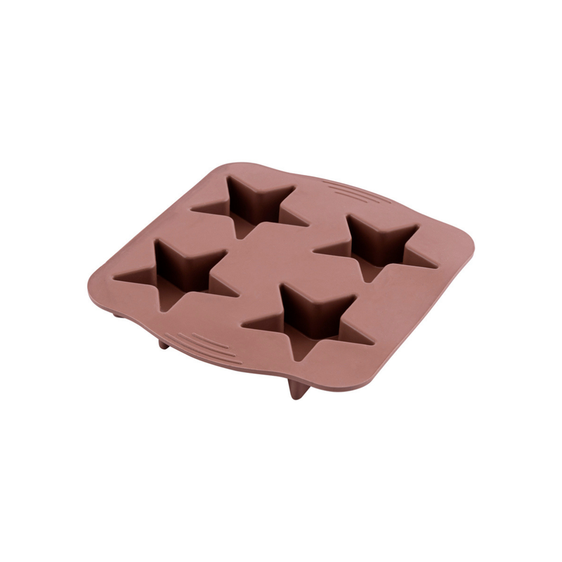 Silicolife 4-Hole Star Shape Muffin & Cookie Silicone Mold – Assorted Color- Al Makaan Store
