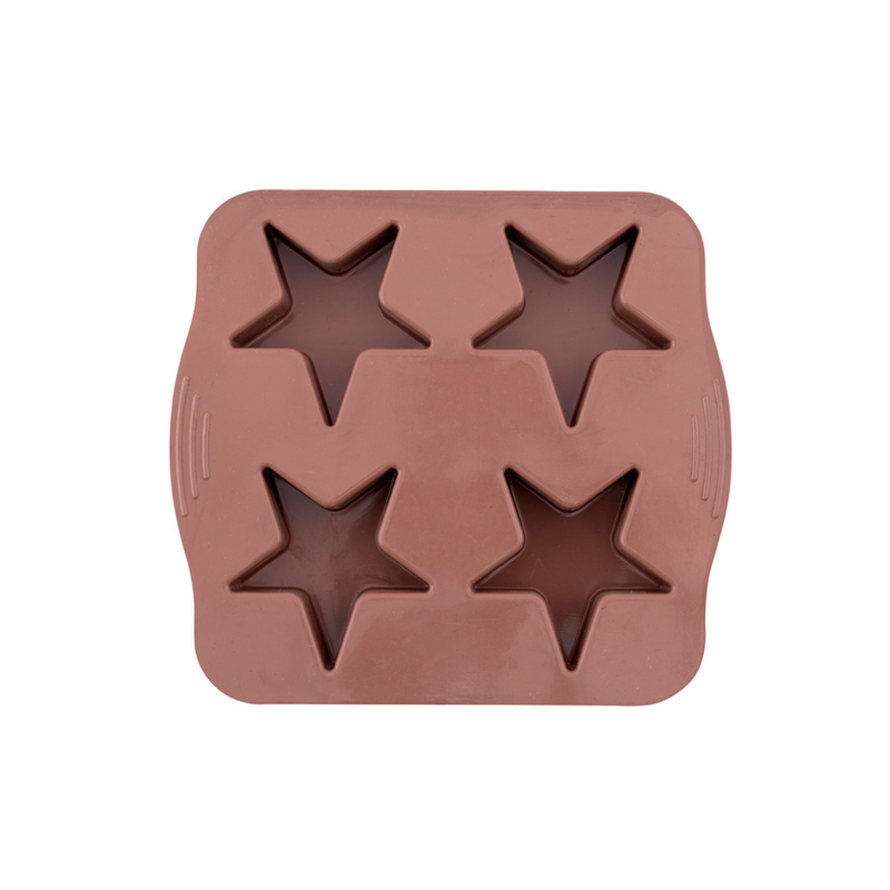 Silicolife 4-Hole Star Shape Muffin & Cookie Silicone Mold – Assorted Color- Al Makaan Store