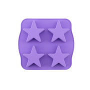 Silicolife 4-Hole Star Shape Muffin & Cookie Silicone Mold – Assorted Color- Al Makaan Store