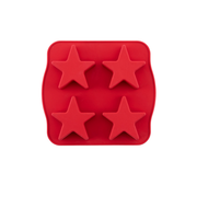 Silicolife 4-Hole Star Shape Muffin & Cookie Silicone Mold – Assorted Color- Al Makaan Store