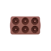 Silicolife 6-Hole Mix Shape Muffin & Cookie Silicone Mold – Assorted Color- Al Makaan Store