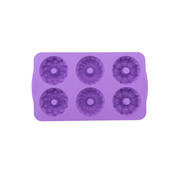 Silicolife 6-Hole Mix Shape Muffin & Cookie Silicone Mold – Assorted Color- Al Makaan Store