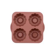 Silicolife 4-Hole Clover Shape Muffin & Cookie Silicone Mold – Assorted Color- Al Makaan Store