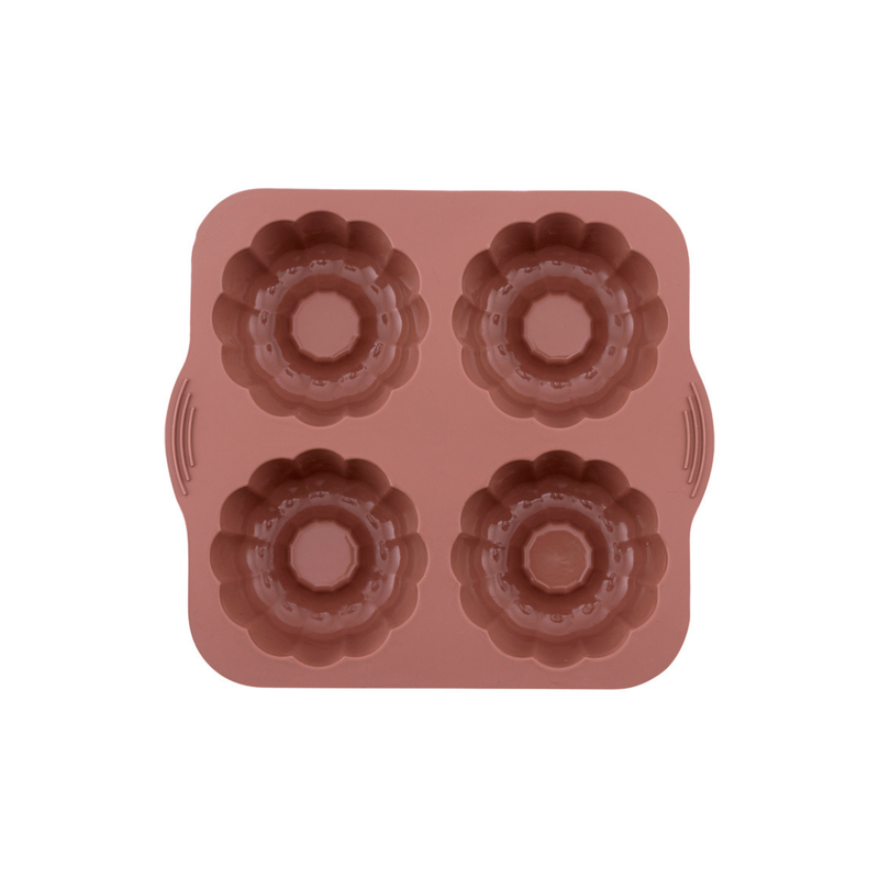 Silicolife 4-Hole Clover Shape Muffin & Cookie Silicone Mold – Assorted Color- Al Makaan Store