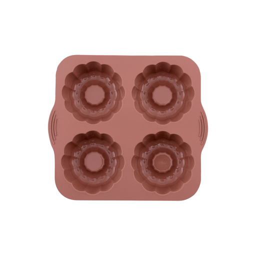 Silicolife 4-Hole Clover Shape Muffin & Cookie Silicone Mold – Assorted Color- Al Makaan Store