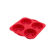 Silicolife 4-Hole Clover Shape Muffin & Cookie Silicone Mold – Assorted Color- Al Makaan Store