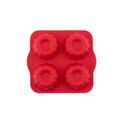 Silicolife 4-Hole Clover Shape Muffin & Cookie Silicone Mold – Assorted Color- Al Makaan Store