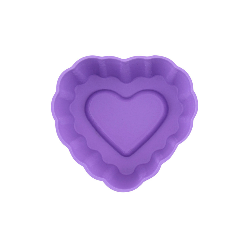 Silicolife Heart Shape Muffin Silicone Mold – Assorted Color- Al Makaan Store