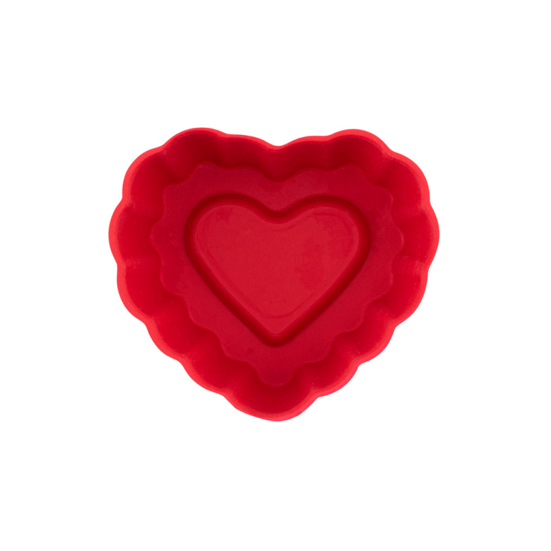 Silicolife Heart Shape Muffin Silicone Mold – Assorted Color- Al Makaan Store