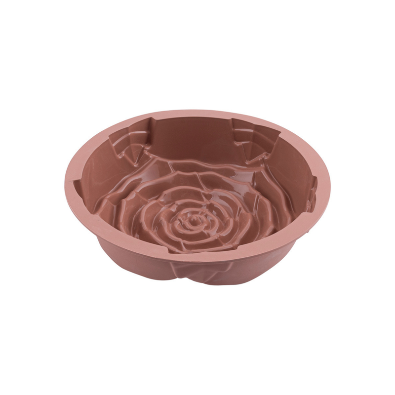 Silicolife Rose Shape Silicone Cake Mold – Assorted Color- Al Makaan Store