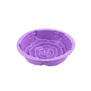 Silicolife Rose Shape Silicone Cake Mold – Assorted Color- Al Makaan Store