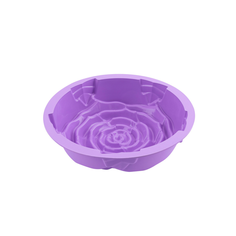 Silicolife Rose Shape Silicone Cake Mold – Assorted Color- Al Makaan Store
