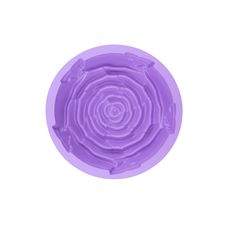 Silicolife Rose Shape Silicone Cake Mold – Assorted Color- Al Makaan Store