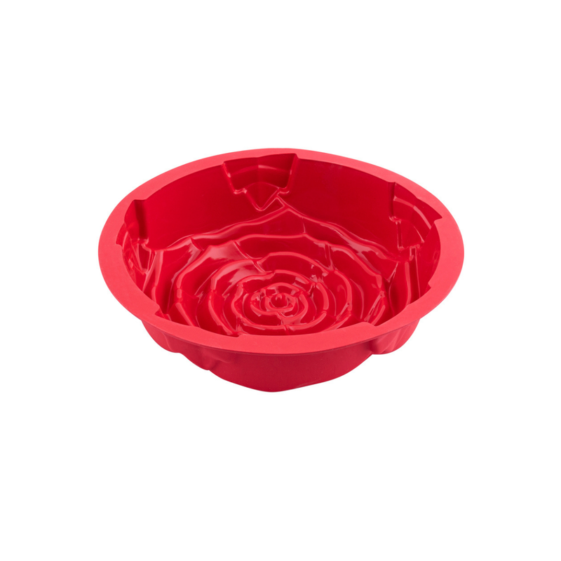 Silicolife Rose Shape Silicone Cake Mold – Assorted Color- Al Makaan Store