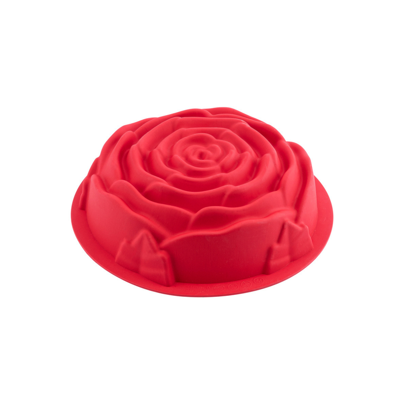 Silicolife Rose Shape Silicone Cake Mold – Assorted Color- Al Makaan Store