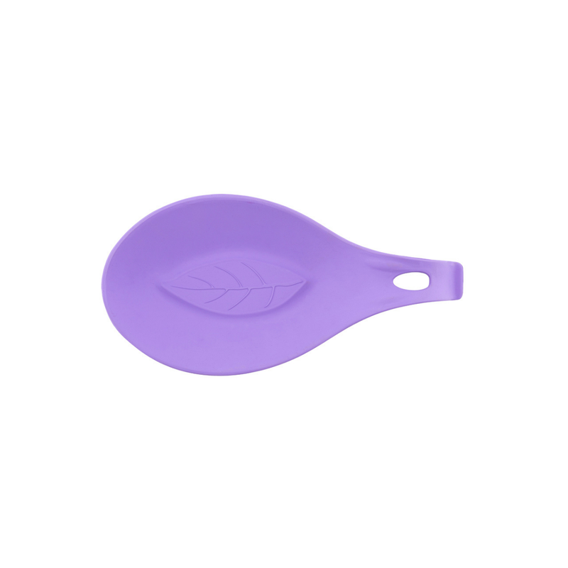 Silicolife Leaf Shape Silicone Spoon Rest – Assorted Color- Al Makaan Store