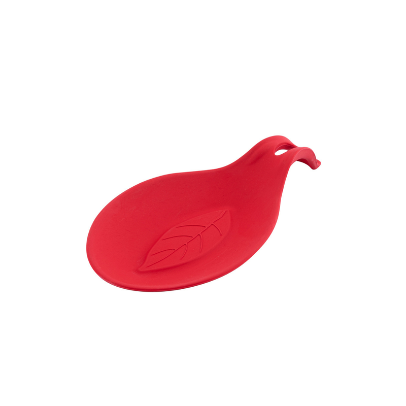Silicolife Leaf Shape Silicone Spoon Rest – Assorted Color- Al Makaan Store