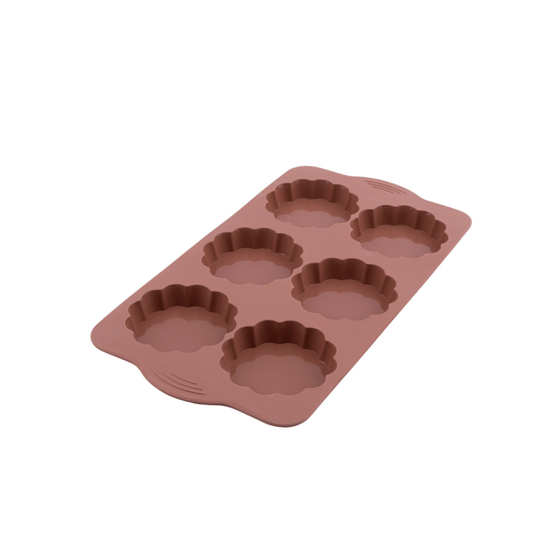 Silicolife 6-Hole Clover Shape Cake and Pie Silicone Mold – Assorted Color- Al Makaan Store