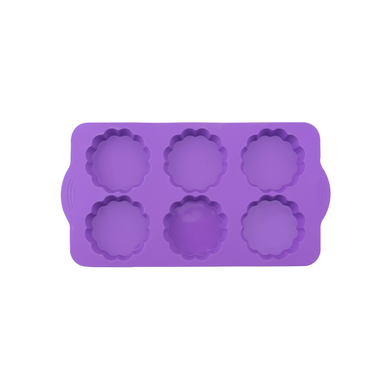 Silicolife 6-Hole Clover Shape Cake and Pie Silicone Mold – Assorted Color- Al Makaan Store