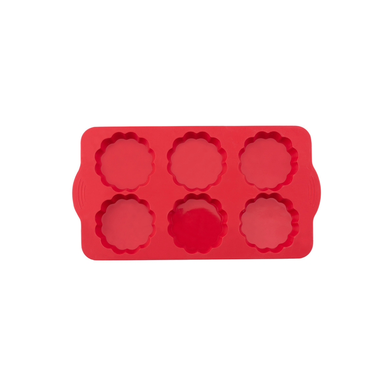Silicolife 6-Hole Clover Shape Cake and Pie Silicone Mold – Assorted Color- Al Makaan Store