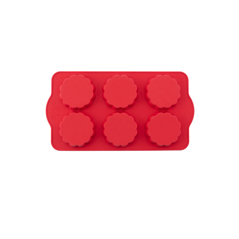 Silicolife 6-Hole Clover Shape Cake and Pie Silicone Mold – Assorted Color- Al Makaan Store