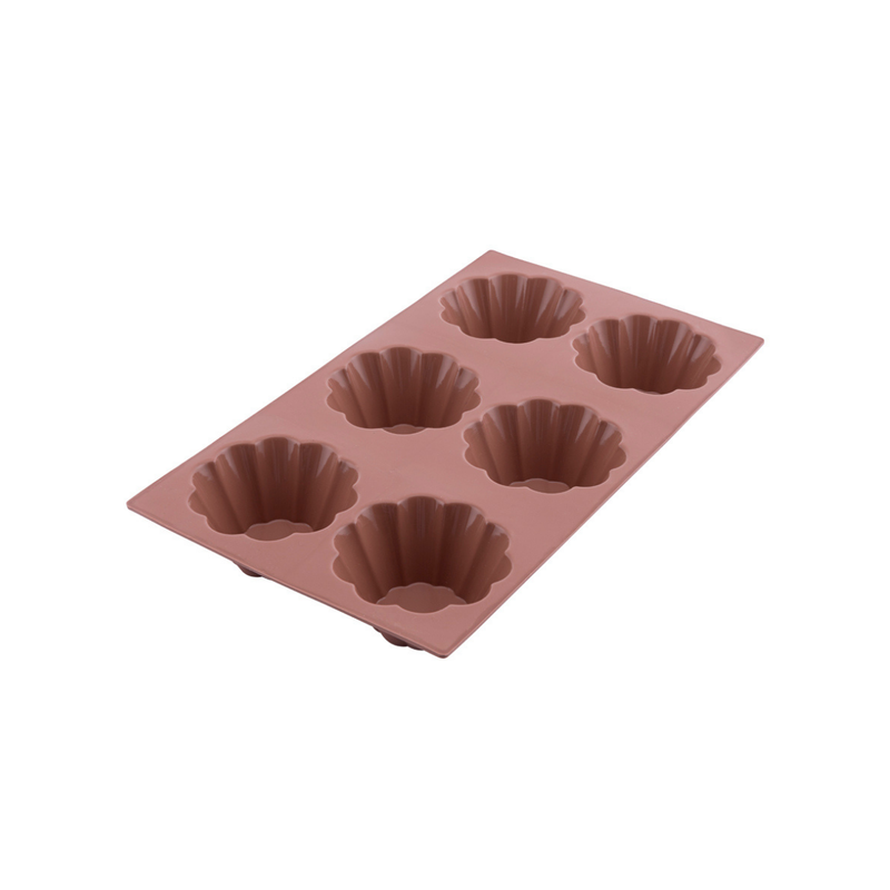 Silicolife 6-Hole Clover Shape Muffin & Souffle Silicone Mold – Assorted Color- Al Makaan Store