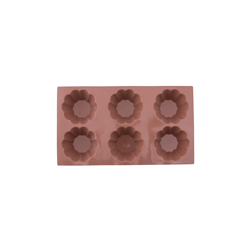 Silicolife 6-Hole Clover Shape Muffin & Souffle Silicone Mold – Assorted Color- Al Makaan Store