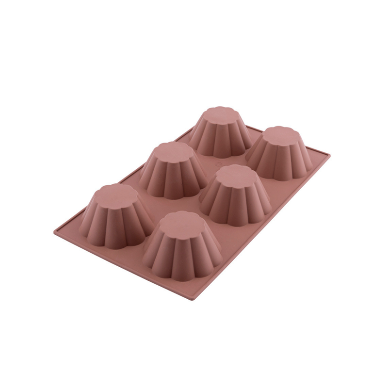 Silicolife 6-Hole Clover Shape Muffin & Souffle Silicone Mold – Assorted Color- Al Makaan Store