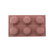 Silicolife 6-Hole Clover Shape Muffin & Souffle Silicone Mold – Assorted Color- Al Makaan Store