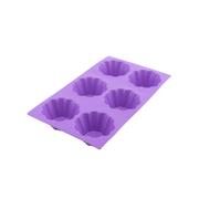 Silicolife 6-Hole Clover Shape Muffin & Souffle Silicone Mold – Assorted Color- Al Makaan Store