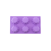 Silicolife 6-Hole Clover Shape Muffin & Souffle Silicone Mold – Assorted Color- Al Makaan Store