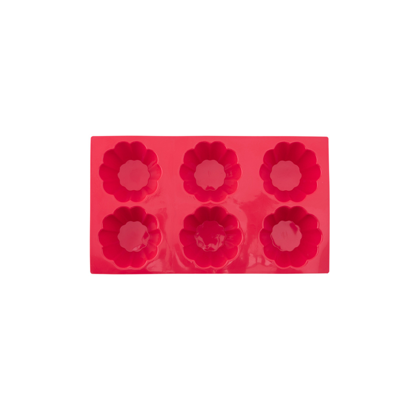 Silicolife 6-Hole Clover Shape Muffin & Souffle Silicone Mold – Assorted Color- Al Makaan Store