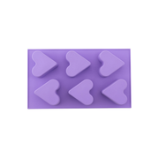 Silicolife 6-Hole Heart Shape Muffin & Cookie Silicone Mold – Assorted Color- Al Makaan Store