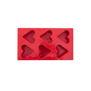 Silicolife 6-Hole Heart Shape Muffin & Cookie Silicone Mold – Assorted Color- Al Makaan Store