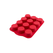 Silicolife 12-Hole Classic Muffin Silicone Mold – Assorted Color- Al Makaan Store