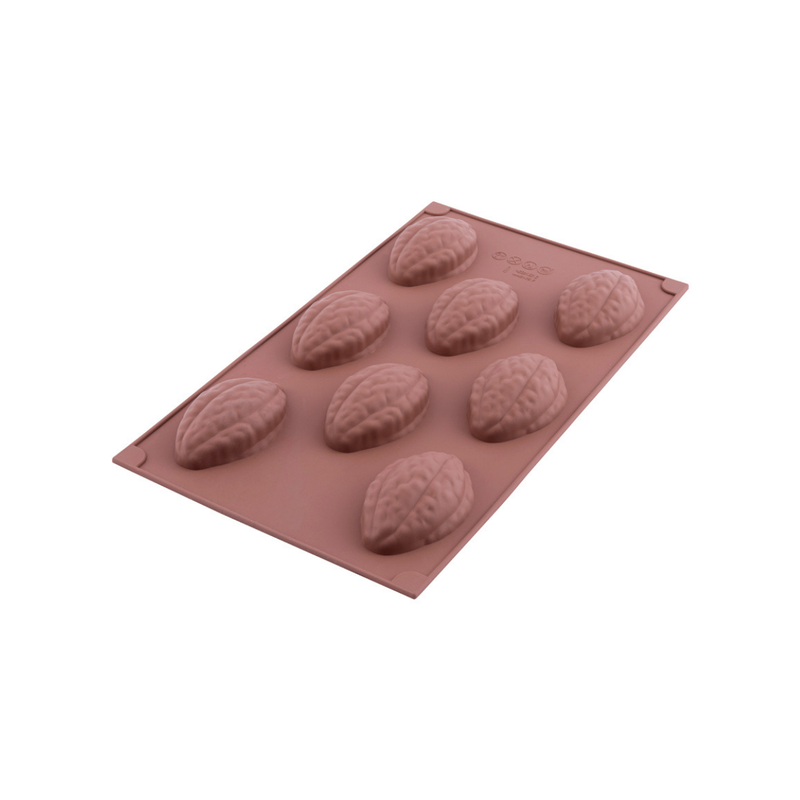 Silicolife 8-Hole Walnut Shape Cookie Silicone Mold – Assorted Color- Al Makaan Store
