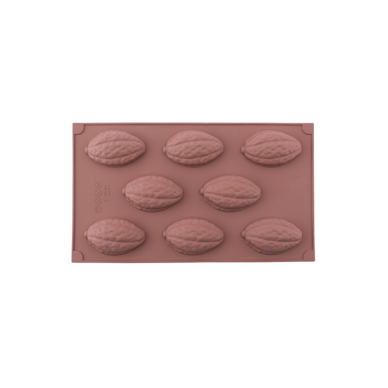 Silicolife 8-Hole Walnut Shape Cookie Silicone Mold – Assorted Color- Al Makaan Store