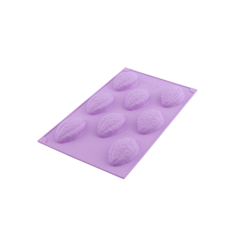 Silicolife 8-Hole Walnut Shape Cookie Silicone Mold – Assorted Color- Al Makaan Store