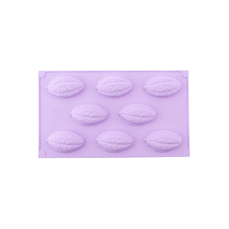Silicolife 8-Hole Walnut Shape Cookie Silicone Mold – Assorted Color- Al Makaan Store