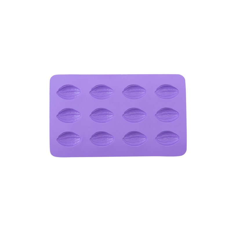 Silicolife 12-Hole Mini Walnut Shape Cookie Silicone Mold – Assorted Color- Al Makaan Store
