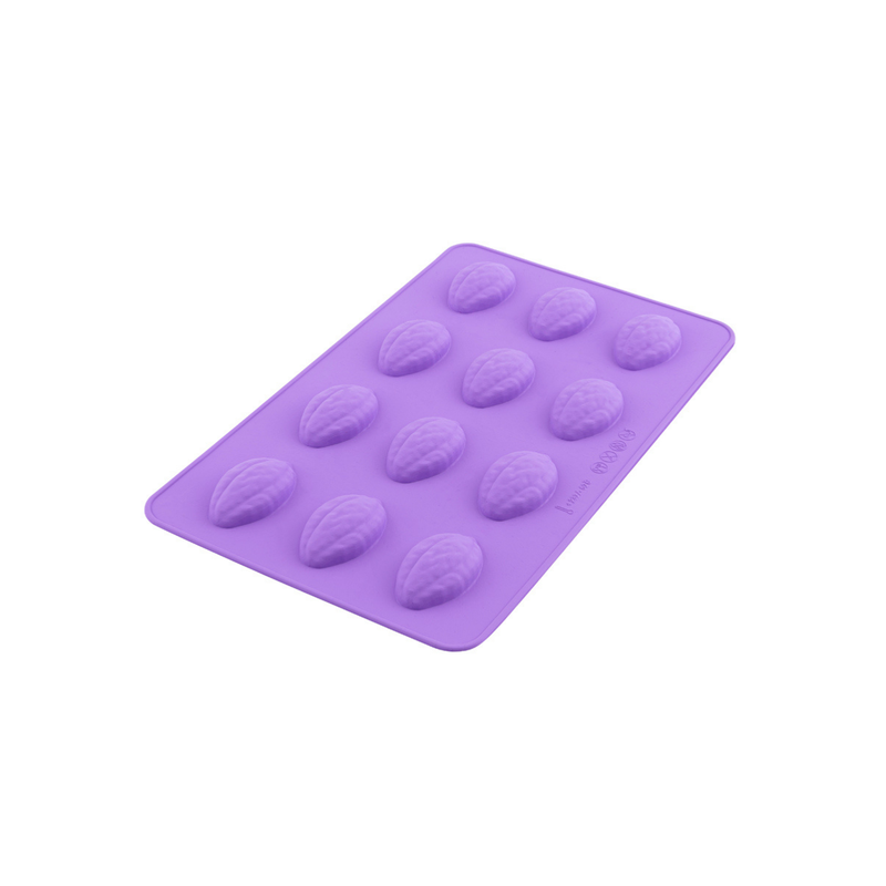 Silicolife 12-Hole Mini Walnut Shape Cookie Silicone Mold – Assorted Color- Al Makaan Store