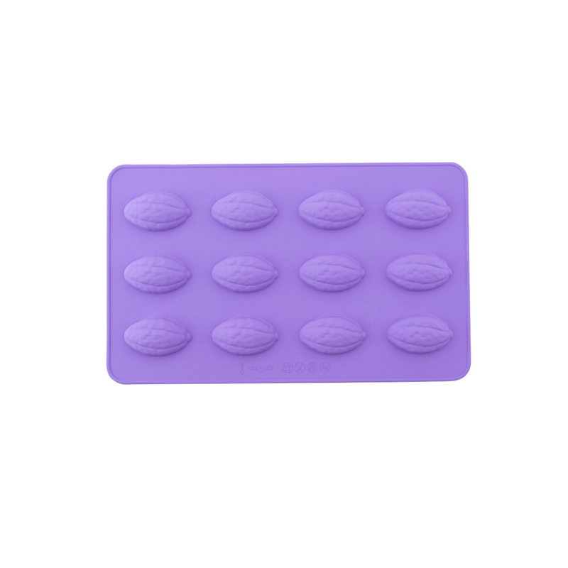 Silicolife 12-Hole Mini Walnut Shape Cookie Silicone Mold – Assorted Color- Al Makaan Store
