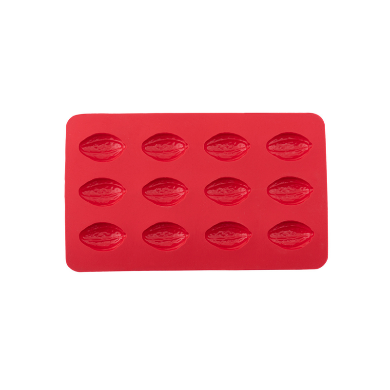 Silicolife 12-Hole Mini Walnut Shape Cookie Silicone Mold – Assorted Color- Al Makaan Store