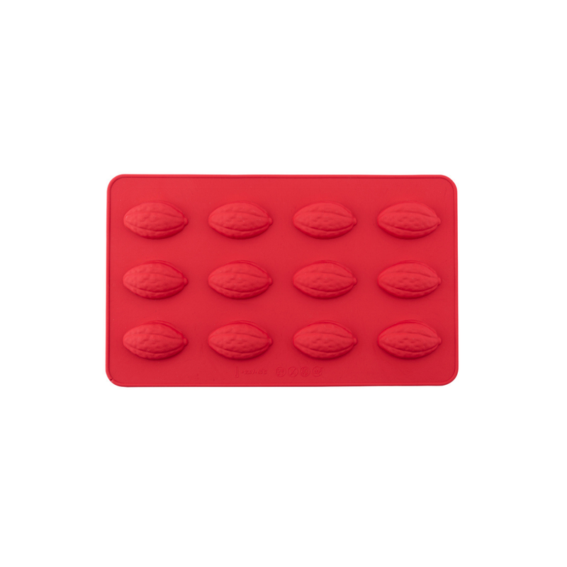 Silicolife 12-Hole Mini Walnut Shape Cookie Silicone Mold – Assorted Color- Al Makaan Store