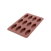 Silicolife 12-Hole Ellipse Shape Mini Cookie Silicone Mold – Assorted Color- Al Makaan Store