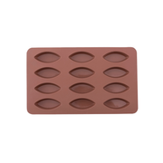 Silicolife 12-Hole Ellipse Shape Mini Cookie Silicone Mold – Assorted Color- Al Makaan Store