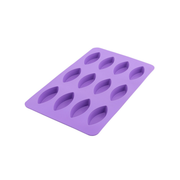 Silicolife 12-Hole Ellipse Shape Mini Cookie Silicone Mold – Assorted Color- Al Makaan Store