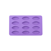 Silicolife 12-Hole Ellipse Shape Mini Cookie Silicone Mold – Assorted Color- Al Makaan Store