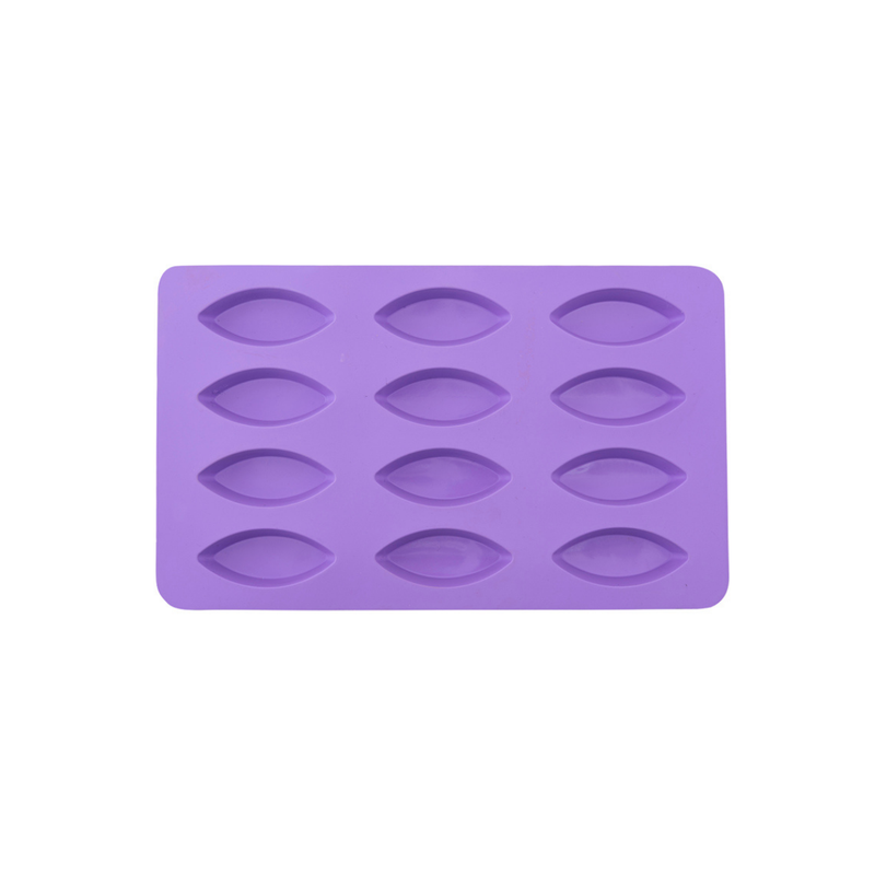Silicolife 12-Hole Ellipse Shape Mini Cookie Silicone Mold – Assorted Color- Al Makaan Store